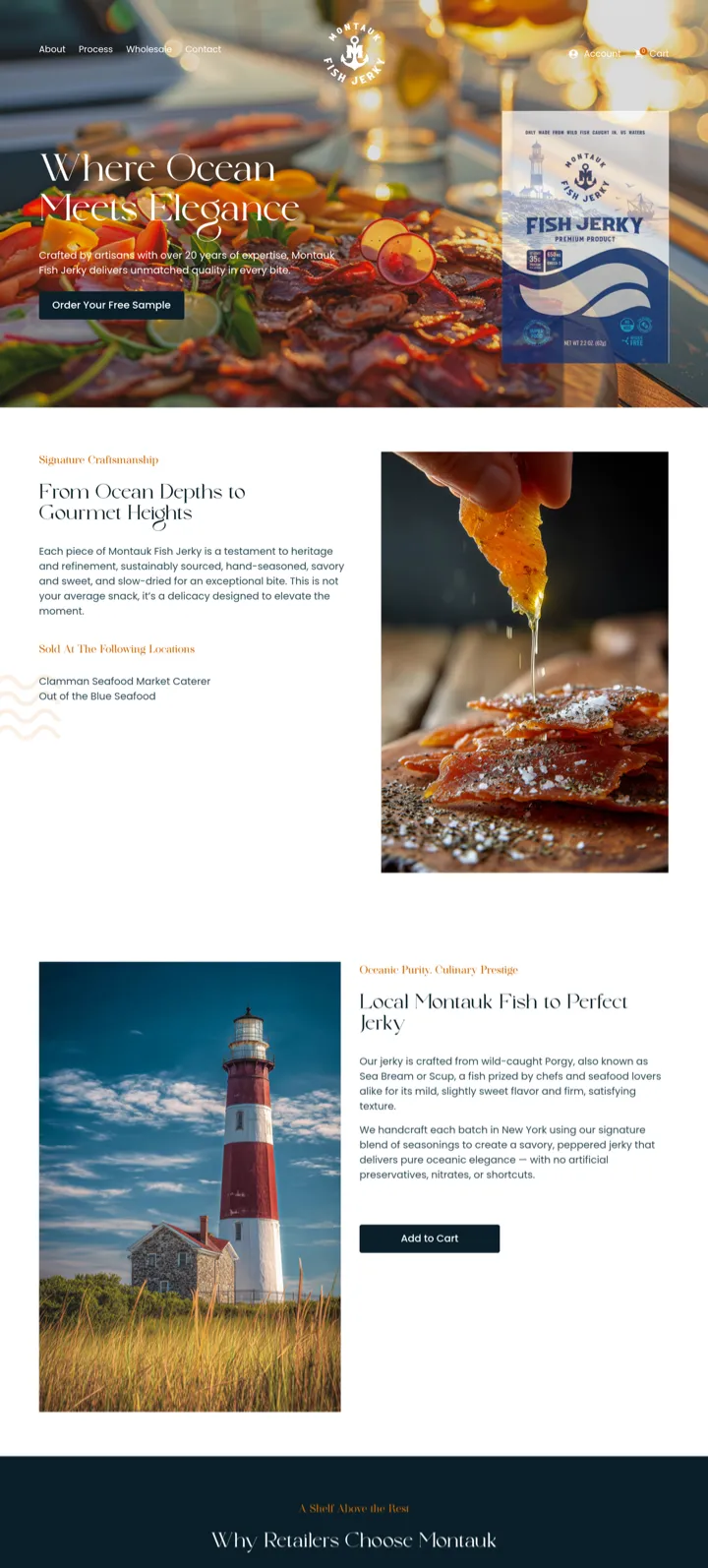 montaukfishjerky.com — full page