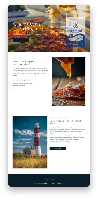 montaukfishjerky.com — full page