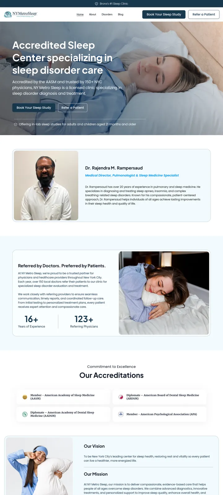 nymetrosleep.com — full page