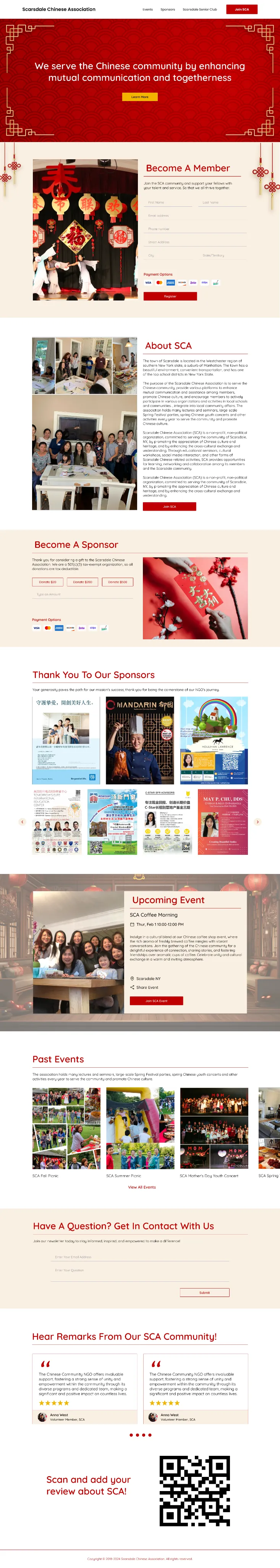 Scarsdale Chinese Association website
